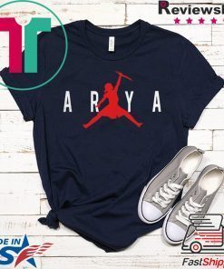 Air Arya Shirt - Game Of Thrones Jumpman Arya Stark Official T-Shirt