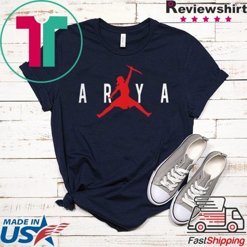 Air Arya Shirt - Game Of Thrones Jumpman Arya Stark Official T-Shirt