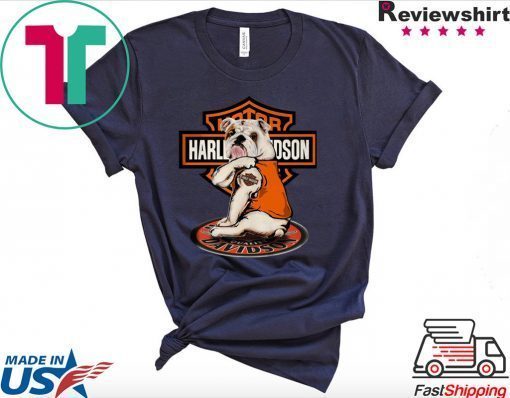 Australian Bulldog Motor Harley Davidson Gift T-Shirt