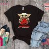 Baby Yoda Hug Mercury Outboards Gift T-Shirt