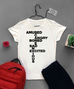 Bored Amused Angry Sad Excited Anxious Scared Mood Classic T-Shirt