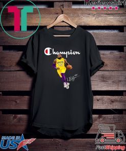 Champions Lebron Jame signatures Gift T-Shirt