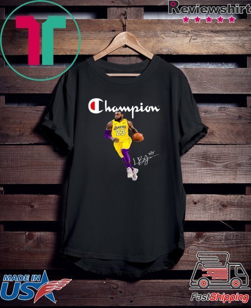 Champions Lebron Jame signatures Gift T-Shirt