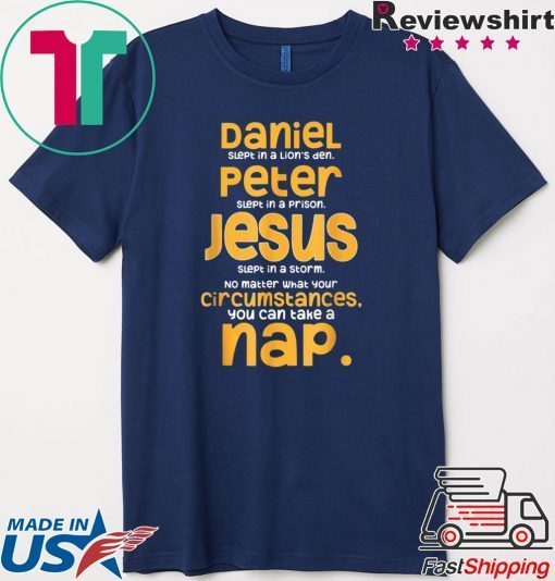 Christian Humor Napping Lovers Jesus Takes a Nap Gift T-Shirt