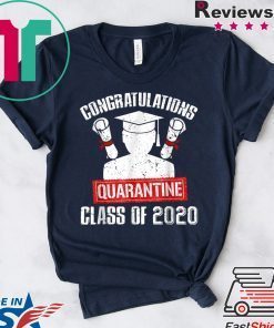 Class Of 2020 Graduating Class In Quarantine Vintage Gift T-Shirt