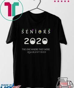 Class Of 2020 Graduation Senior Funny Quarantine - Senior 2020 Shit Gettin Real Gift T-Shirt