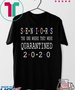 Class Of 2020 Graduation Senior Funny Quarantine - Senior 2020 Shit Getting Real Gift T-Shirt