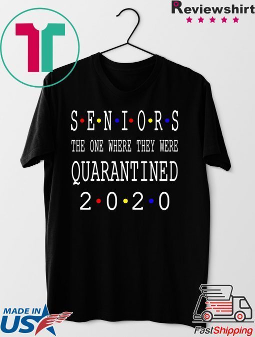 Class Of 2020 Graduation Senior Funny Quarantine - Senior 2020 Shit Getting Real Gift T-Shirt