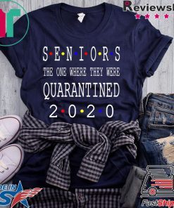 Class Of 2020 Graduation Senior Funny Quarantine - Senior 2020 Shit Getting Real Gift T-Shirt