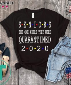 Class Of 2020 Graduation Senior Funny Quarantine Senior 2020 Shit Getting Real Limited T-Shirt