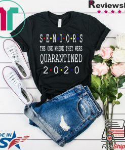 Class Of 2020 Graduation Senior Funny Quarantine Limited T-Shirts