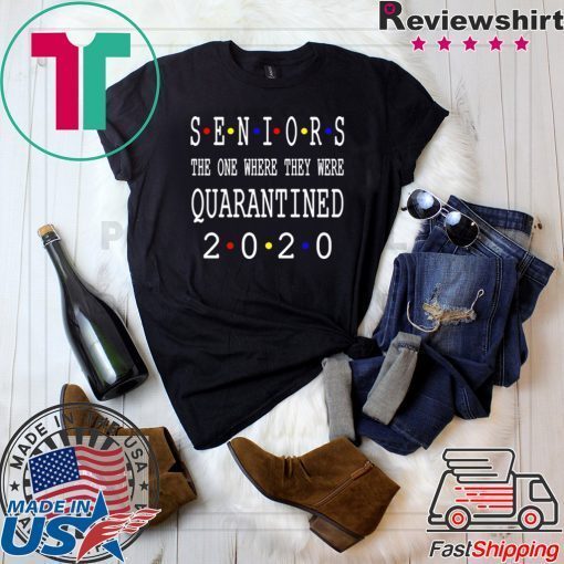 Class Of 2020 Graduation Senior Funny Quarantine T-Shirt - Senior Class of 2020 Shit Is Gettin' Real Gift T-Shirt