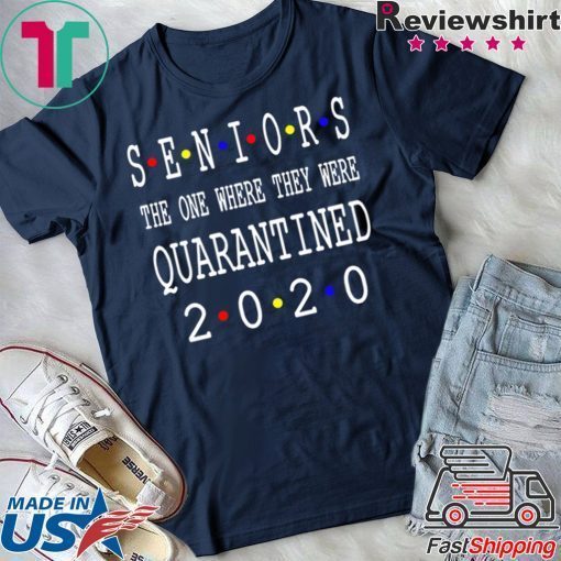 Class Of 2020 Graduation Senior Funny Quarantine T-Shirt - Senior Class of 2020 Shit Is Gettin' Real Gift T-Shirt