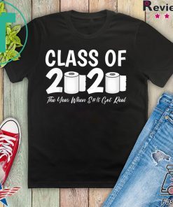 Class Of 2020 Graduation Senior Virus Flu Toilet Paper original T-Shirts