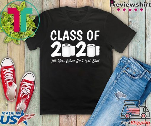 Class Of 2020 Graduation Senior Virus Flu Toilet Paper original T-Shirts