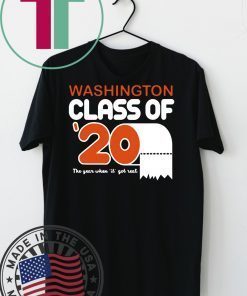 Class Of 2020 Toilet Paper Senior Washington Gift T-Shirt