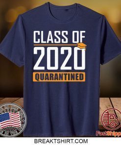 Class of 2020 Quarantine Seniors Flu Virus Quarantine Grad Gift T-Shirt