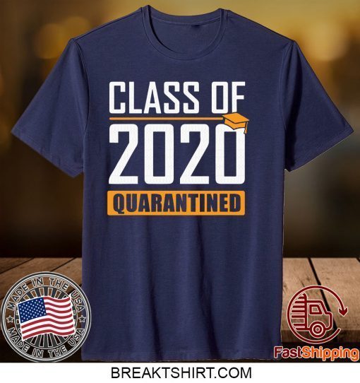 Class of 2020 Quarantine Seniors Flu Virus Quarantine Grad Gift T-Shirt