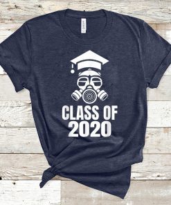 Class of 2020 Quarantine Seniors Gas Mask Gift T-Shirt