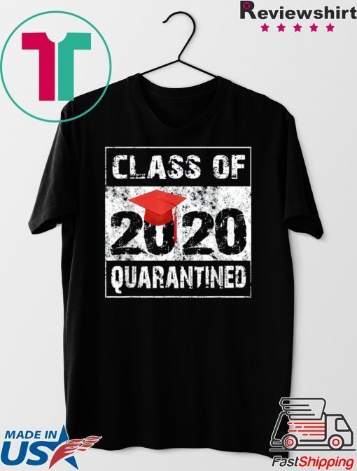 Class of 2020 Quarantined Seniors Flu Virus Quarantine Grad Gift T-Shirts