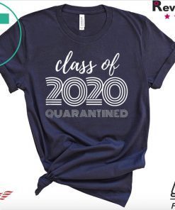 Class of 2020 Quarantined Seniors Flu Virus Quarantine Grad WomensWave T-Shirts