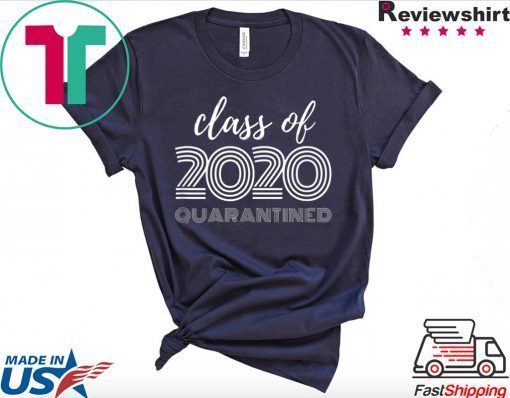 Class of 2020 Quarantined Seniors Flu Virus Quarantine Grad WomensWave T-Shirts