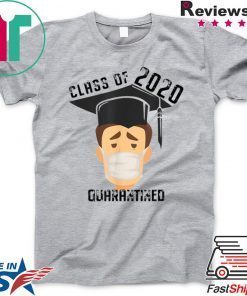 Class of 2020 quarantined mask graduating senior graduation Gift T-Shirt