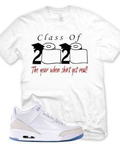 Class of 2020 the year when shit got real Quarantined Classic T-Shirt