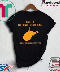 Covid 19 National Champions Social Distancing Since 1863 Gift T-Shirt