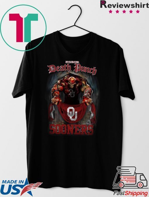 Death Punch Sooners Flag Gift T-Shirt