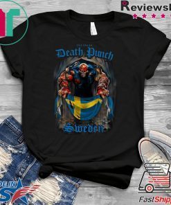 Death Punch Sweden Flag Gift T-Shirt