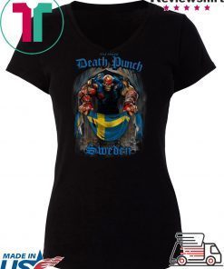 Death Punch Sweden Flag Gift T-Shirt