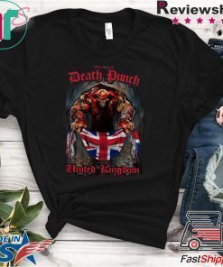 Death Punch United Kingdom Flag Gift T-Shirt