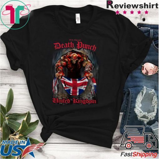 Death Punch United Kingdom Flag Gift T-Shirt