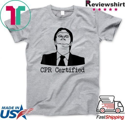 Dwight Cpr Certified Dwight Dummy Mask Gift T-Shirt