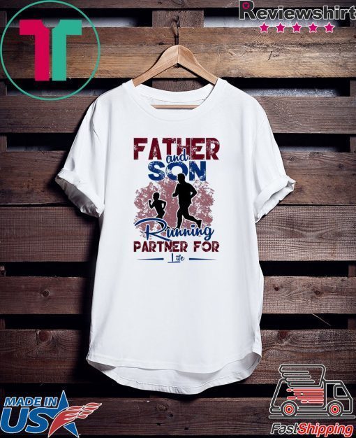 Fahter And Son Running Partner For Life Gift T-Shirt