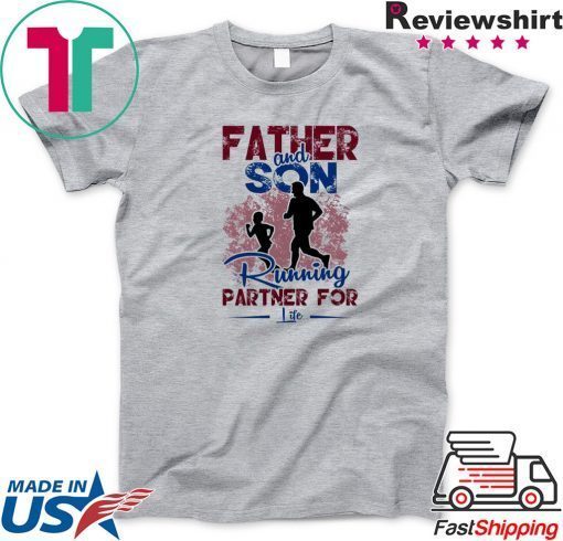 Fahter And Son Running Partner For Life Gift T-Shirt