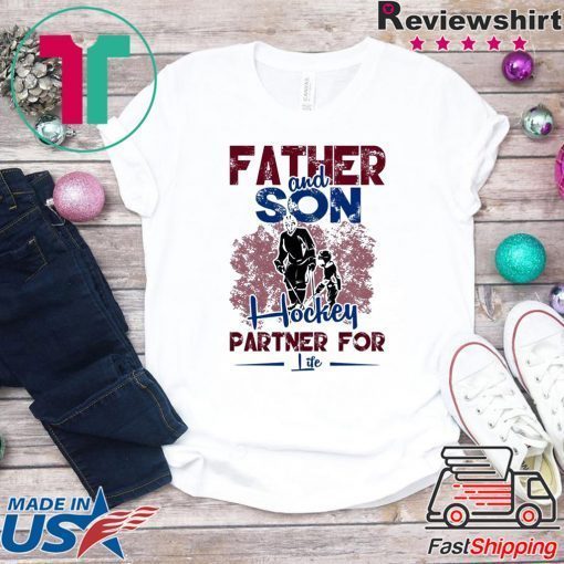 Father And Son Hockey Partner For Life Gift T-Shirt