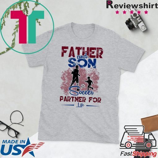 Father And Son Soccer Partner For Life Gift T-Shirt