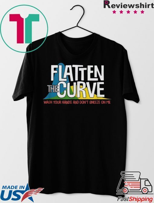 Flatten The Curve Public Health Virus Wash Your Hands Gift T-Shirts