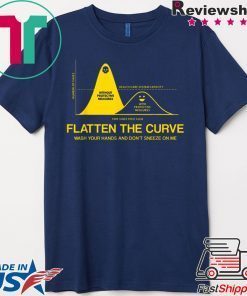 Flatten The Curve Public Health Virus Wash Your Hands Womens T-Shirt