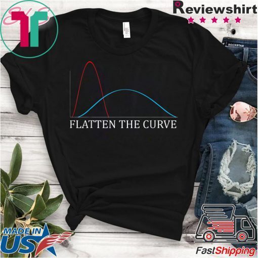 Flatten The Curve Virus Protection Design Wash Your Hands Gift T-Shirt