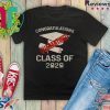 Funny Quarantined 2020 Graduating Class in Quarantine Retro Gift T-Shirt