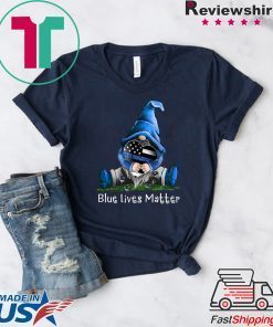 Gnomes blue lives matter Gift T-Shirt