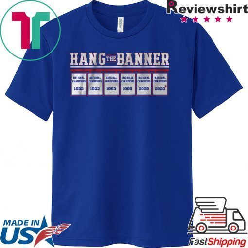 Hang the Banner - Lawrence, KS Basketball Gift T-Shirts