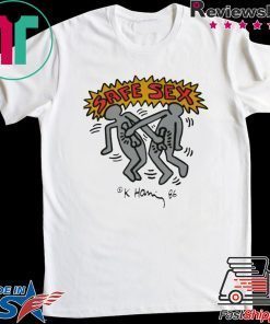 Harry Styles Safe Sex T-Shirt - Keith Haring AIDS SAFE SEX Gift T-Shirt