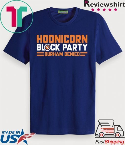 Hoonicorn Block Party, Charlottesville Hoops Gift T-Shirts