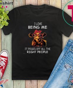 I Love Being Me It Pisses Off All The Right People Gift T-Shirt