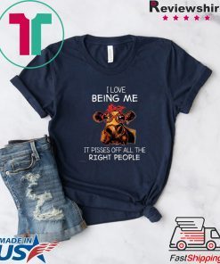I Love Being Me It Pisses Off All The Right People Gift T-Shirt