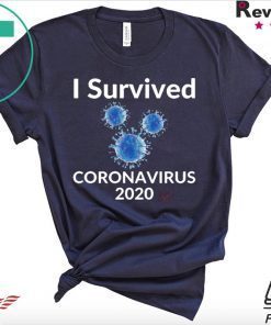 I Survived Coronavirus 2020 Graphic Gift T-Shirt